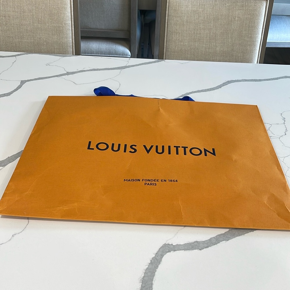 Extra large Louis Vuitton shopping bag (empty)